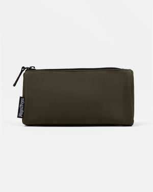 Alisa Deep Olive Cosmetic Pouch
