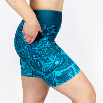 Aqua Mandala Shorts