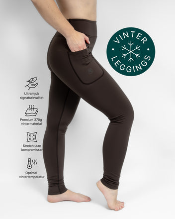 Maya Mocha Brown Flared Leggings main image 1