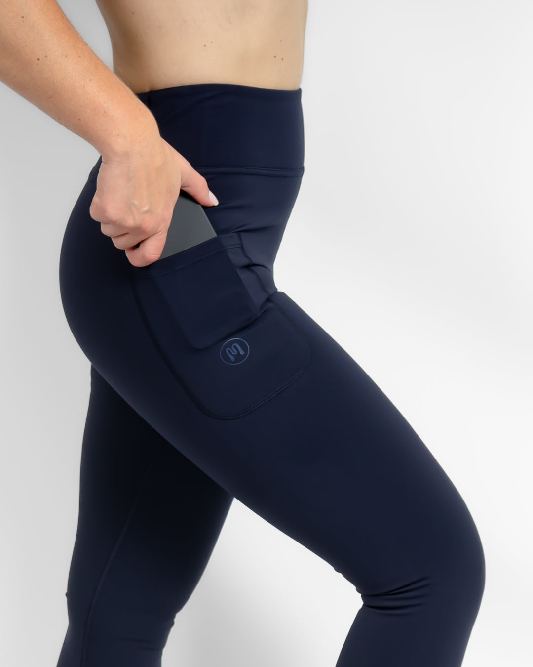 Aya Deep Blue Winter Leggings