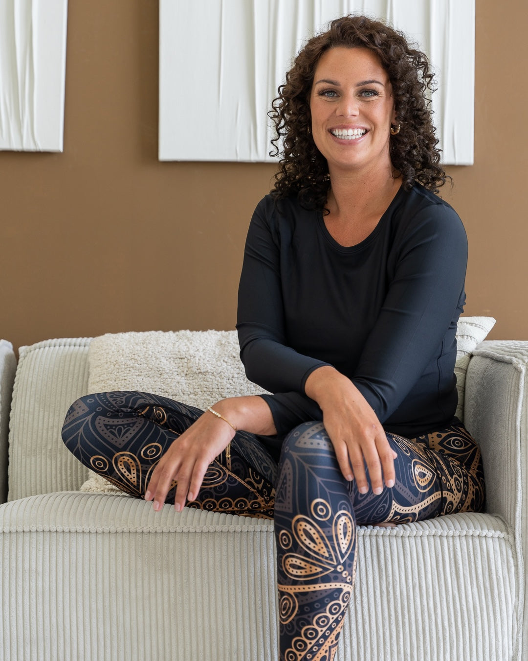 Aya Golden Mandala Winter Leggings