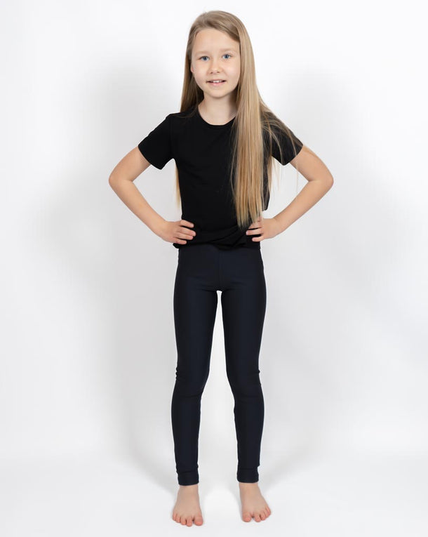 Black Kids Leggings
