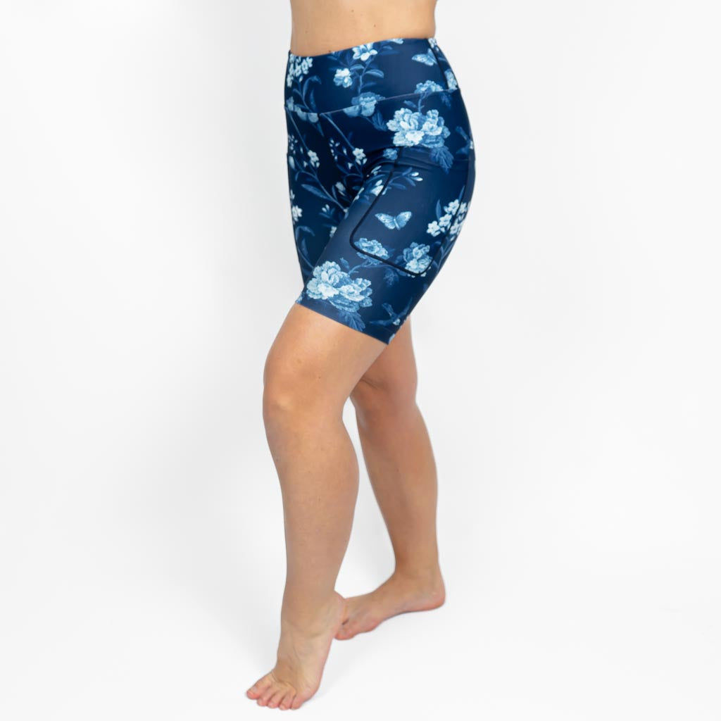 Signature Blue Vintage Bloom Shorts