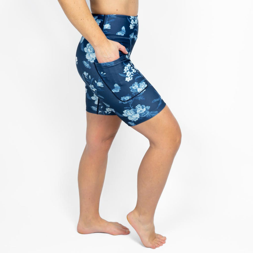 Signature Blue Vintage Bloom Shorts