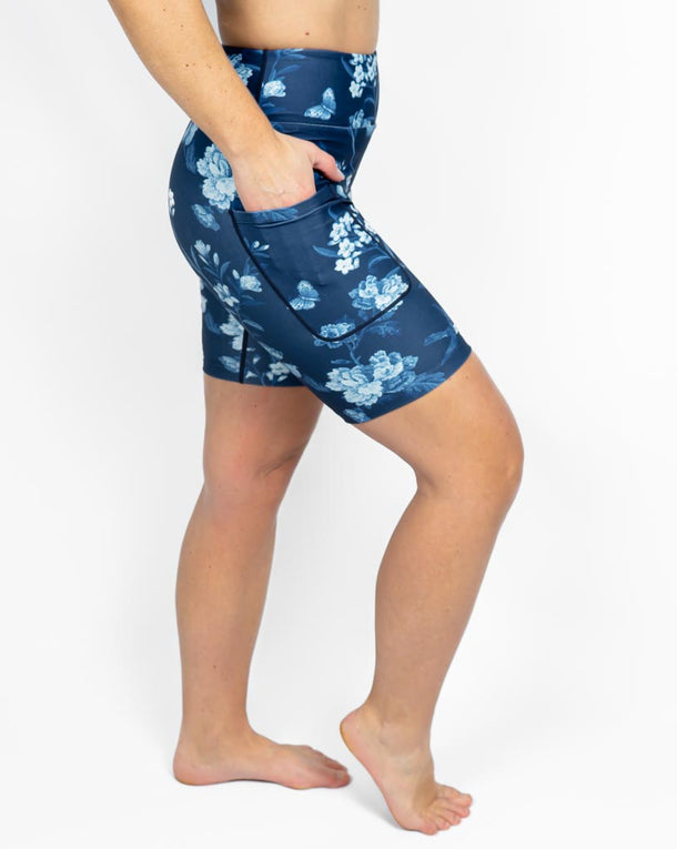 Signature Blue Vintage Bloom Shorts