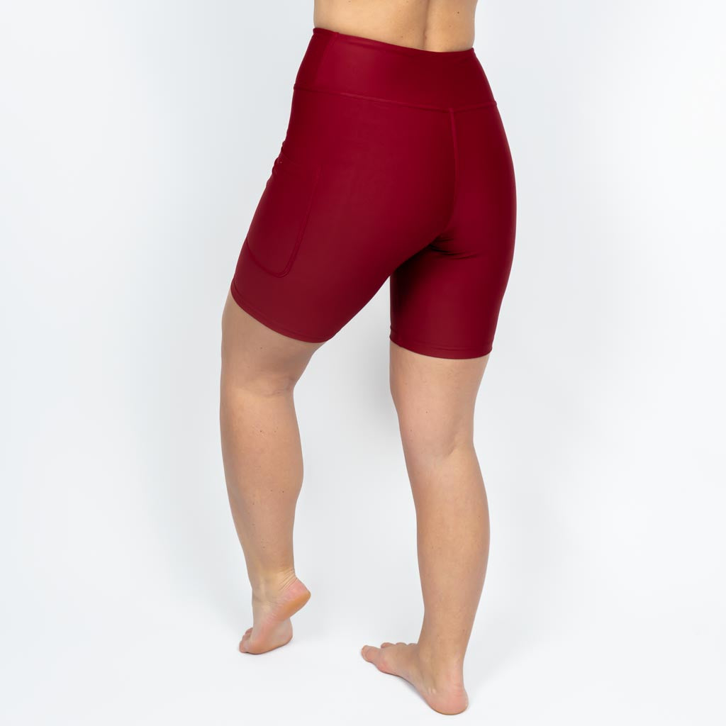 Signature Bordeaux Shorts