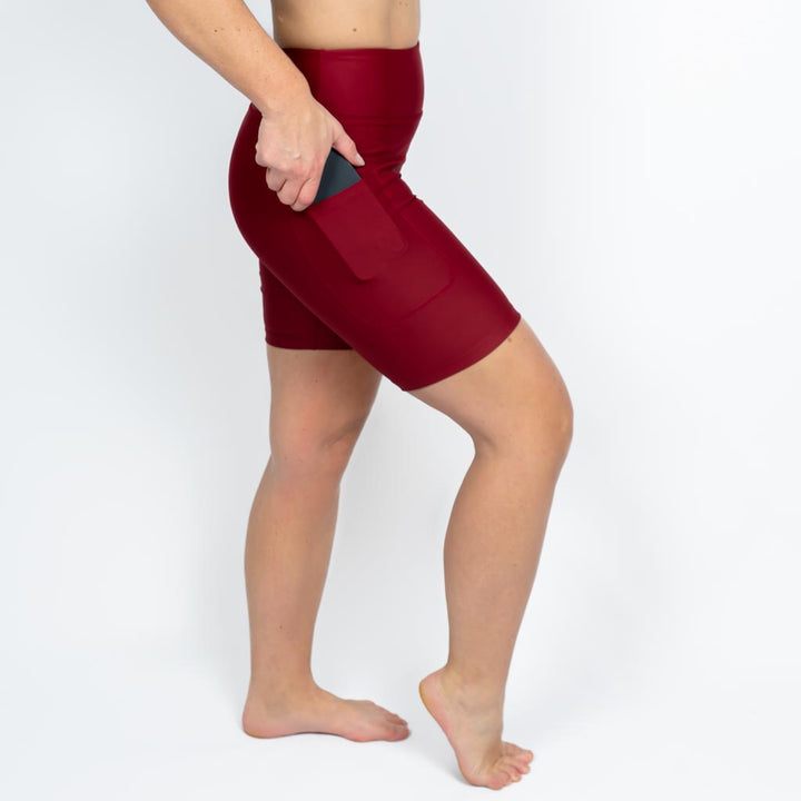 Signature Bordeaux Shorts