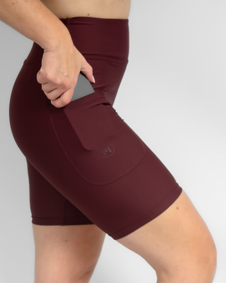 Signature Deep Bordeaux Shorts