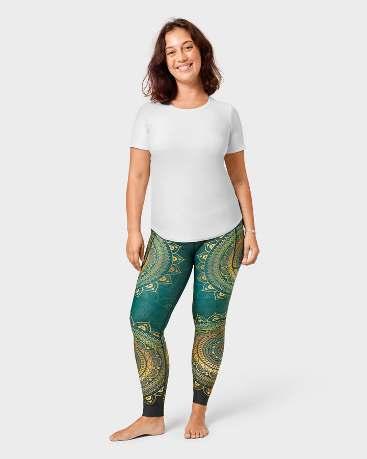 Signature Emerald Mandala Leggings