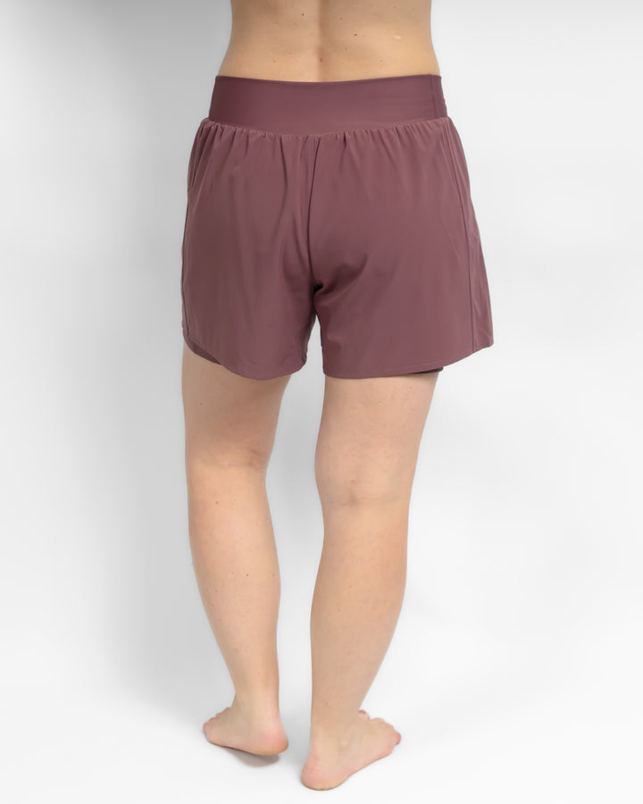 Freya 2-in-1 Dusty Rose Shorts