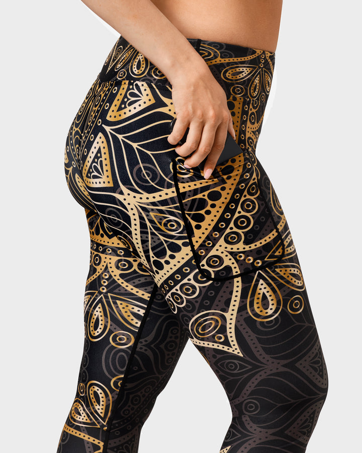 Signature Golden Mandala Leggings
