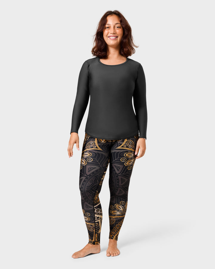Signature Golden Mandala Leggings