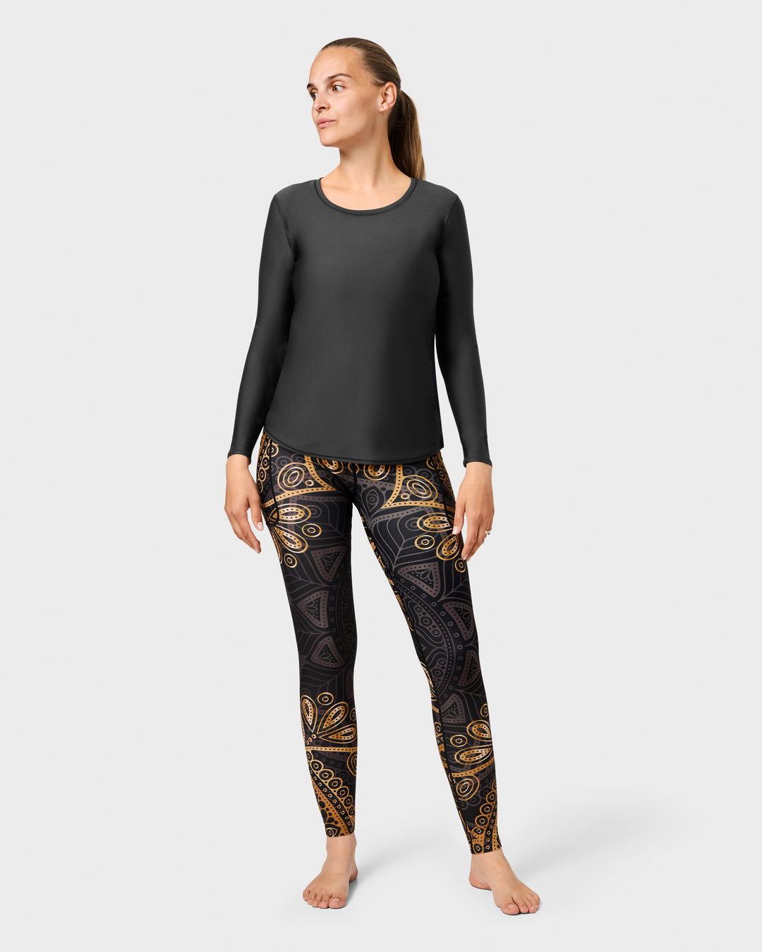 Signature Golden Mandala Leggings