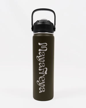 Luna Deep Olive Water Bottle 650ml