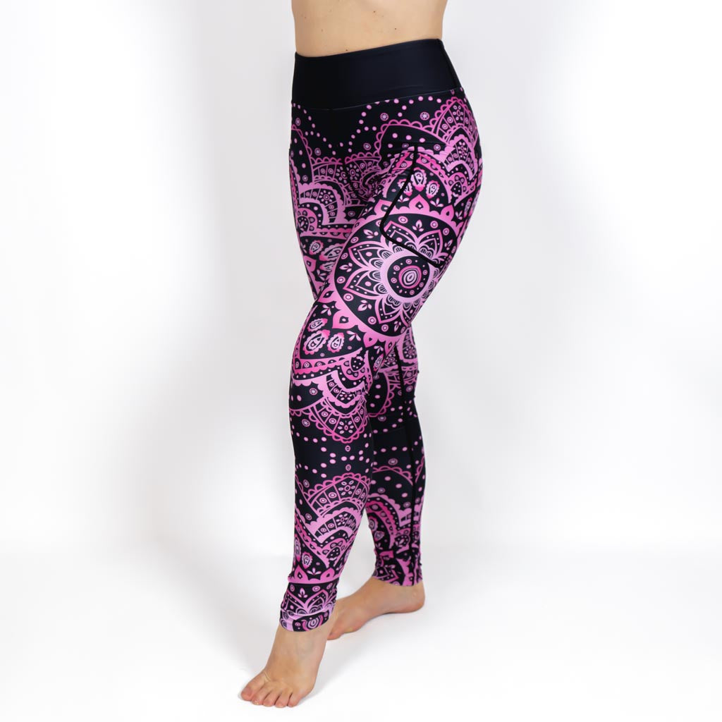 Magenta Mandala Leggings