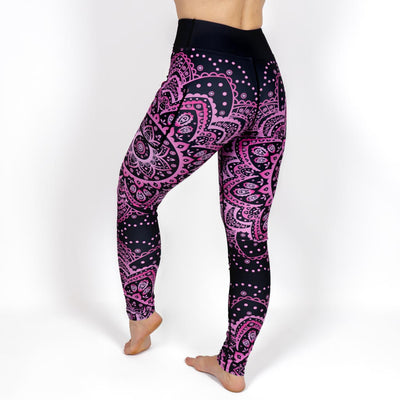 Magenta Mandala Leggings