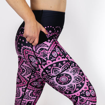 Magenta Mandala Leggings
