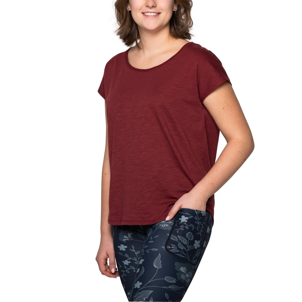 Marley Relaxed Bordeaux T-Shirt