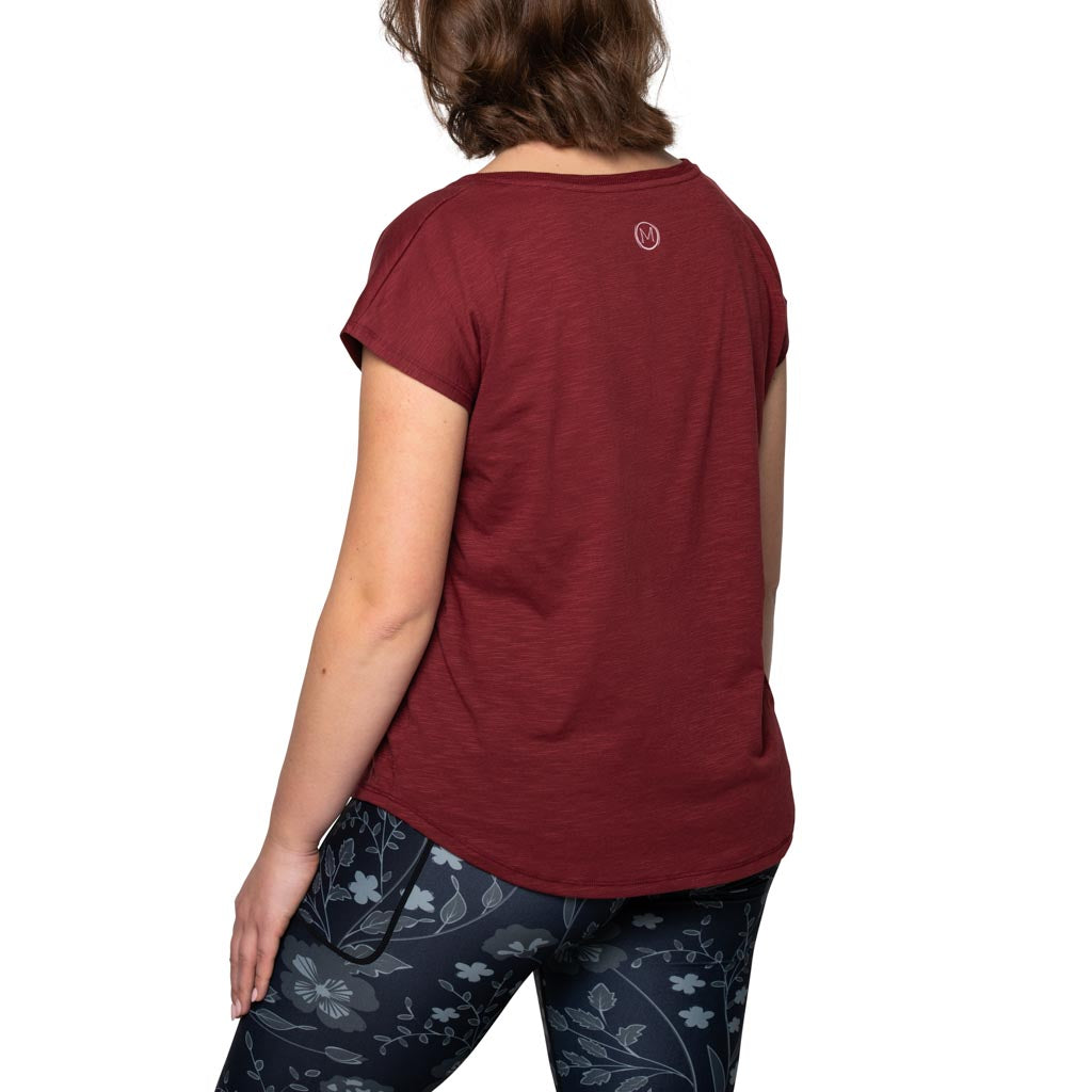 Marley Relaxed Bordeaux T-Shirt