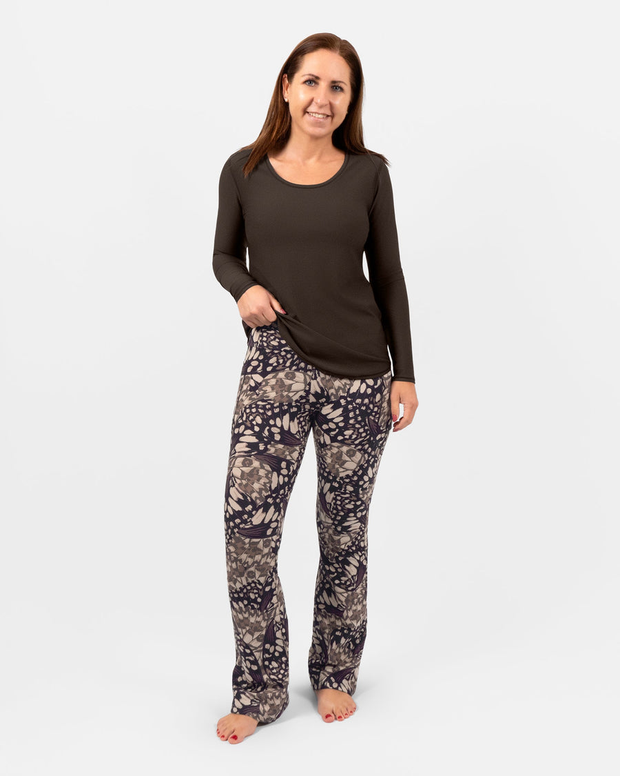 Maya Burnish Flared Leggings Shop the Look