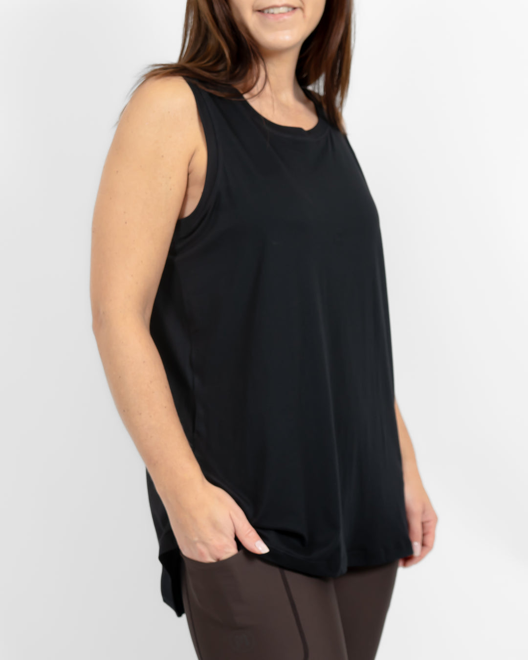 Mira Relaxed Black Top
