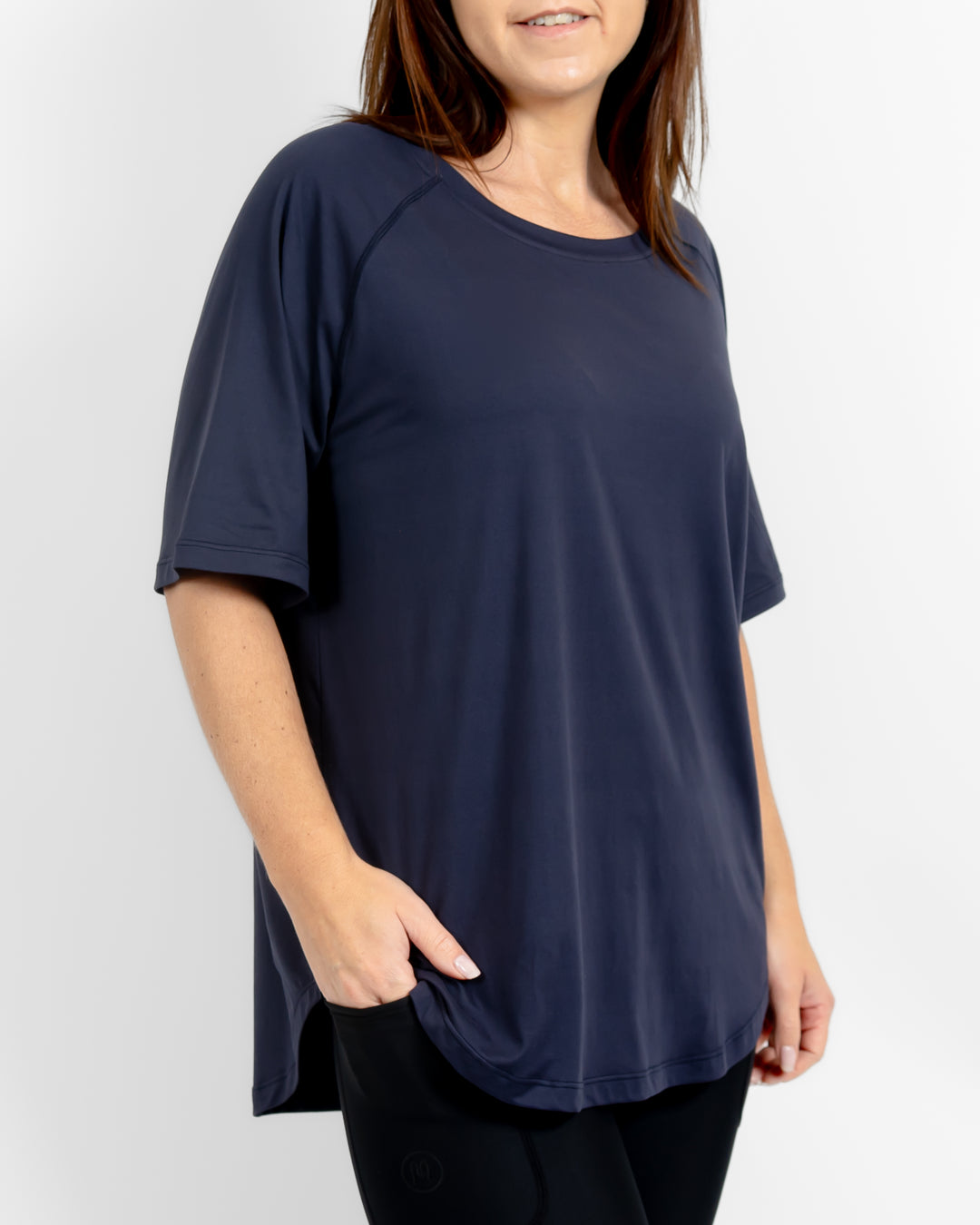 Mira Relaxed Deep Blue T-Shirt