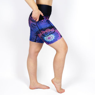 Neon Mandala Shorts