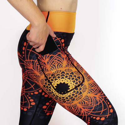 Orange Mandala Capri
