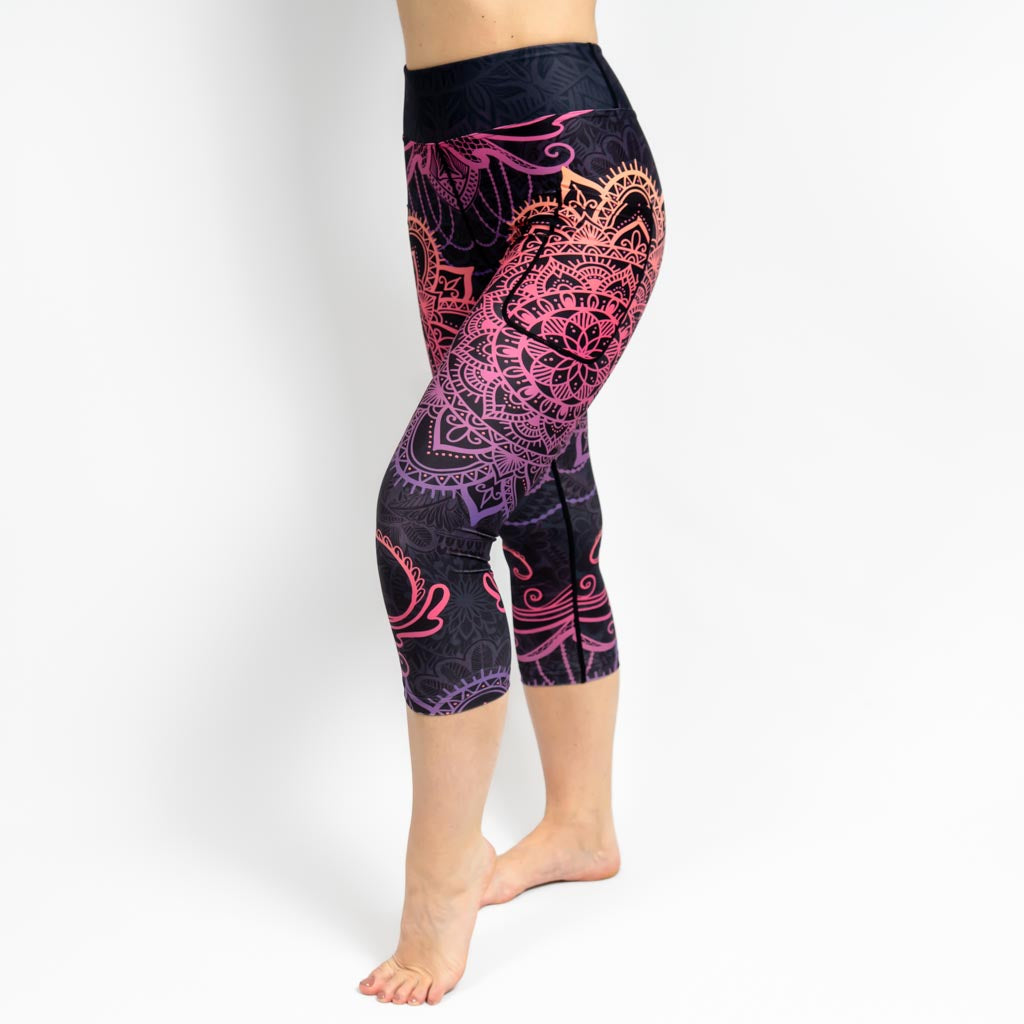 Signature Peach Mandala Capri