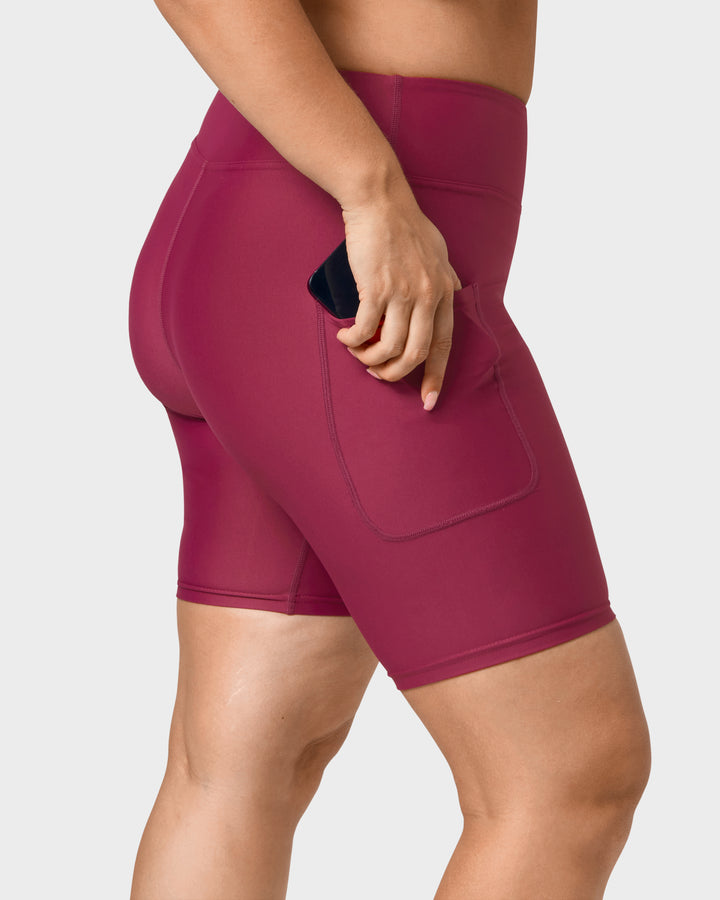 Signature Plum Shorts