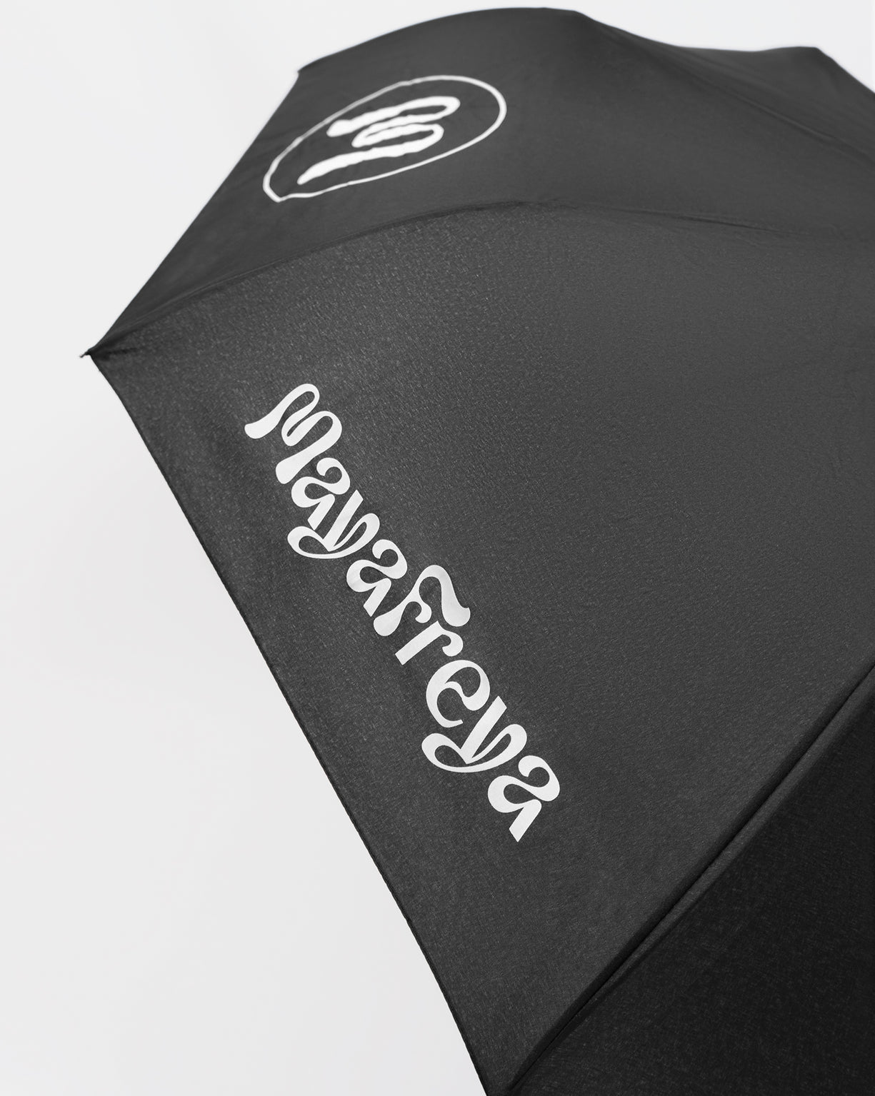 Rainia Black Umbrella