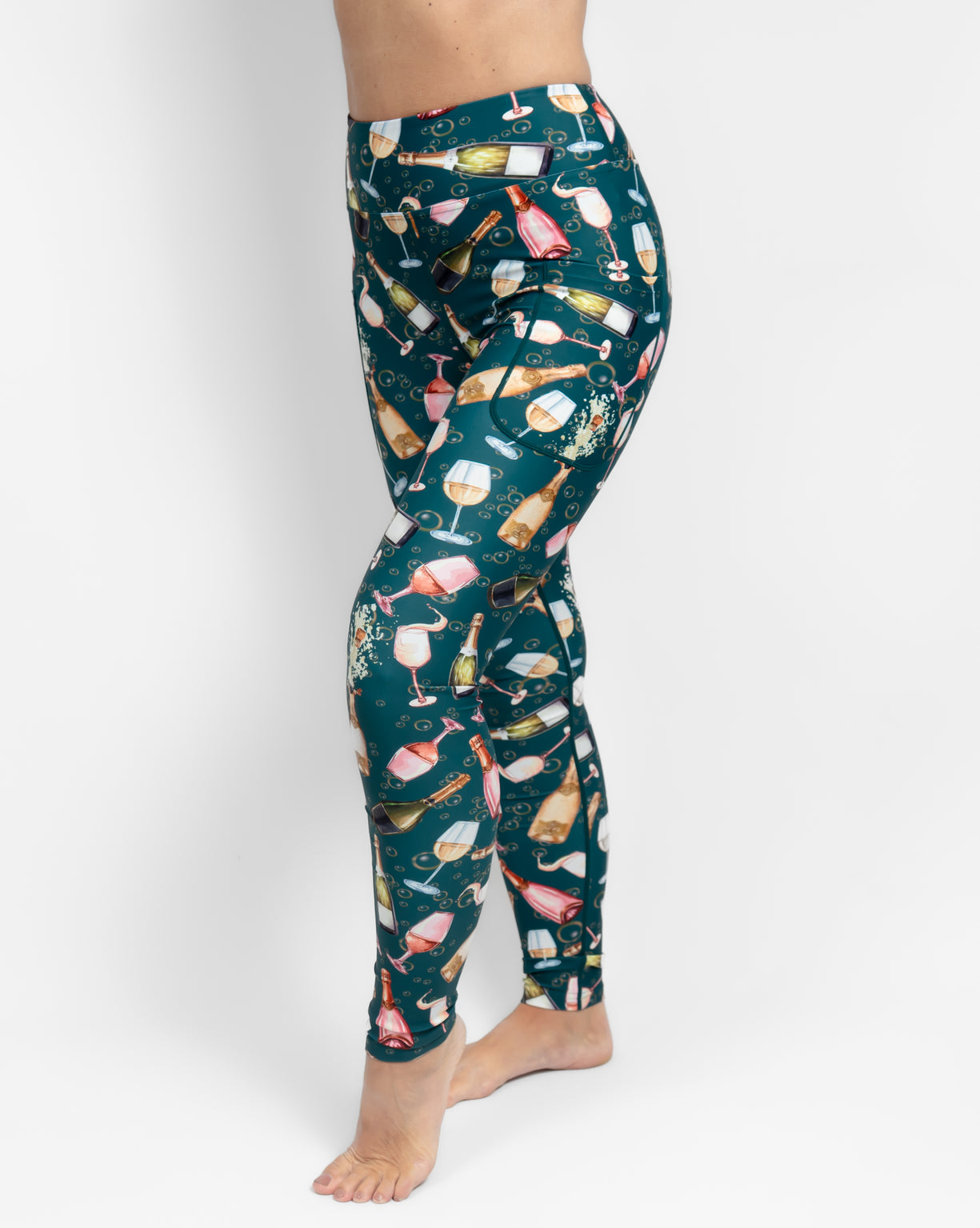 Lillemor x Champagnekassen Signature Sip Happens Leggings