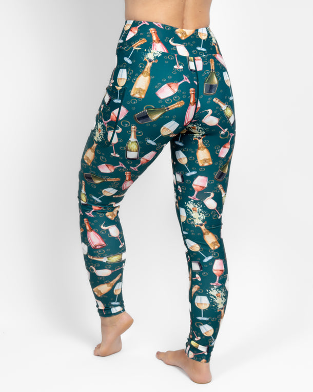 Lillemor x Champagnekassen Signature Sip Happens Leggings