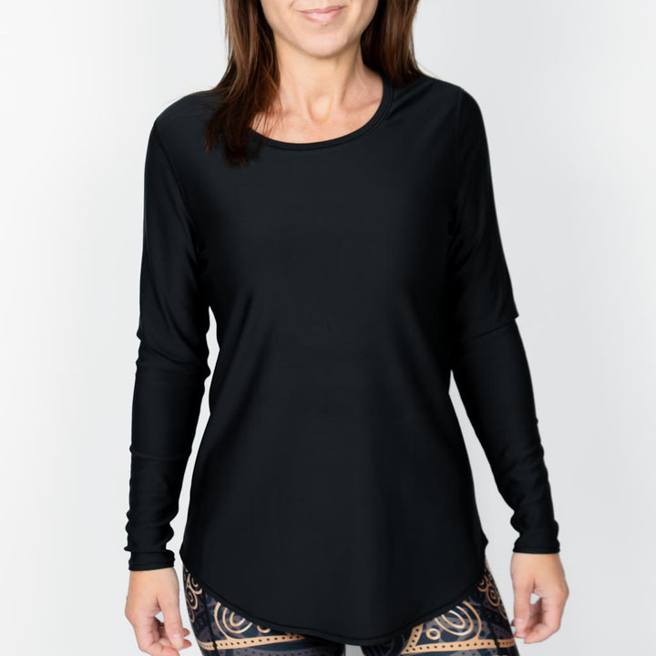 Vigga Fitted Black Long-Sleeve