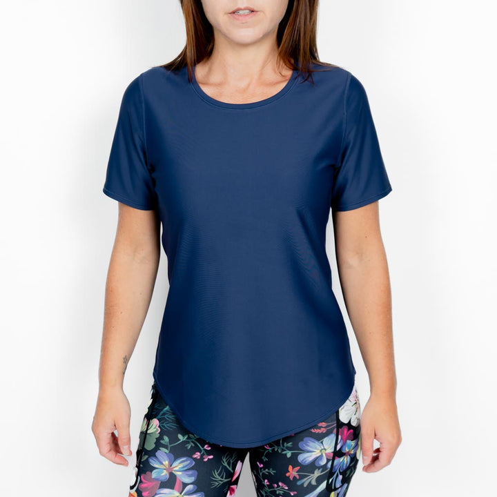 Vigga Fitted Navy T-Shirt