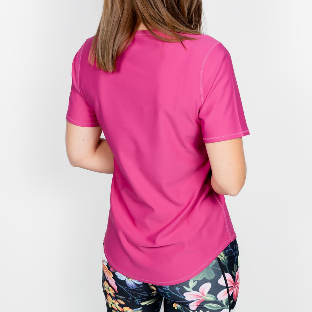 Vigga Fitted Raspberry T-Shirt