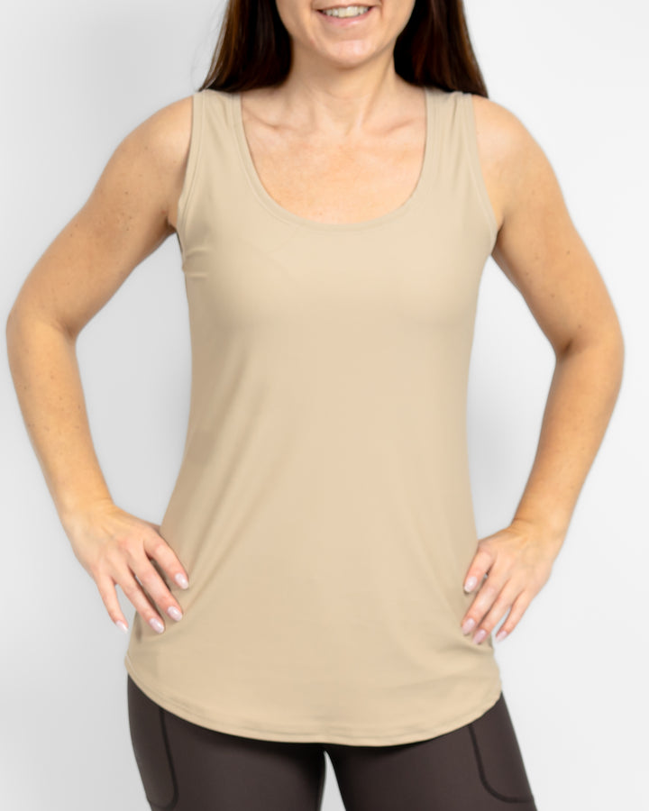 Vigga Fitted  Beige Top