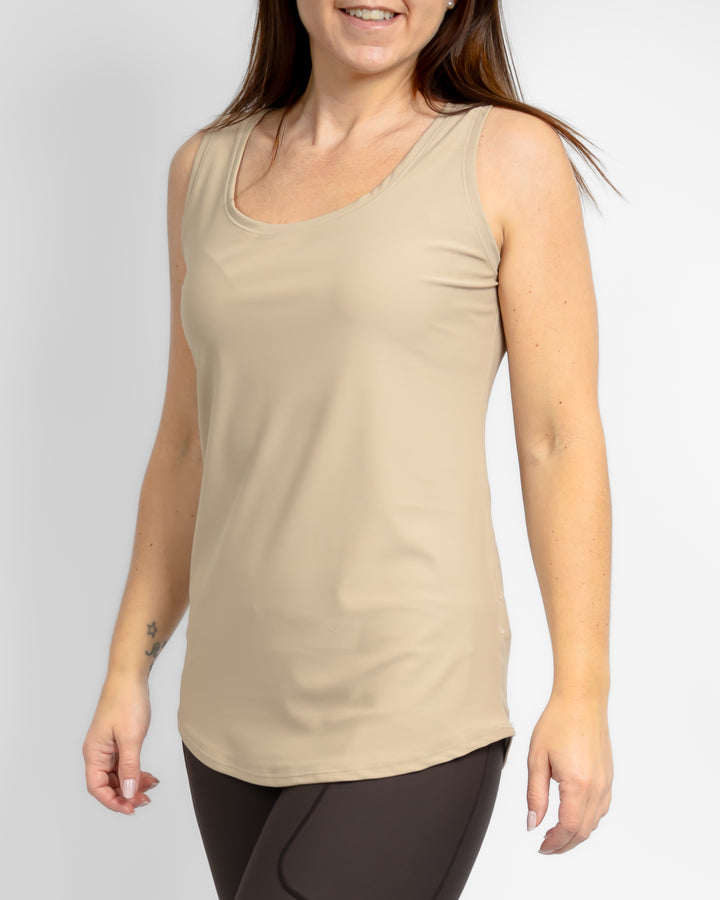 Vigga Fitted  Beige Top