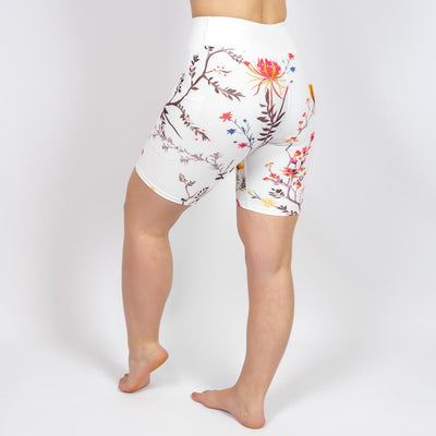 White Bloom Shorts