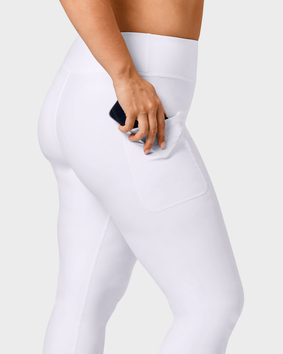 Signature White Leggings