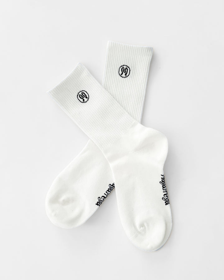 Zoe White Socks