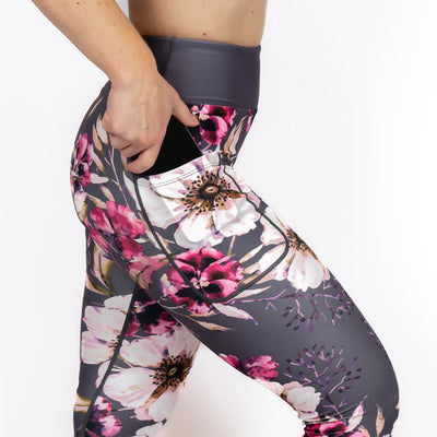 Pearly Floral Capri