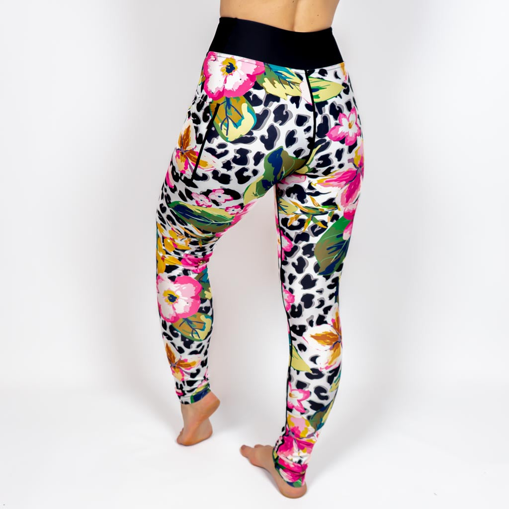 Floral Leopard Leggings