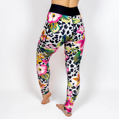 Floral Leopard Leggings