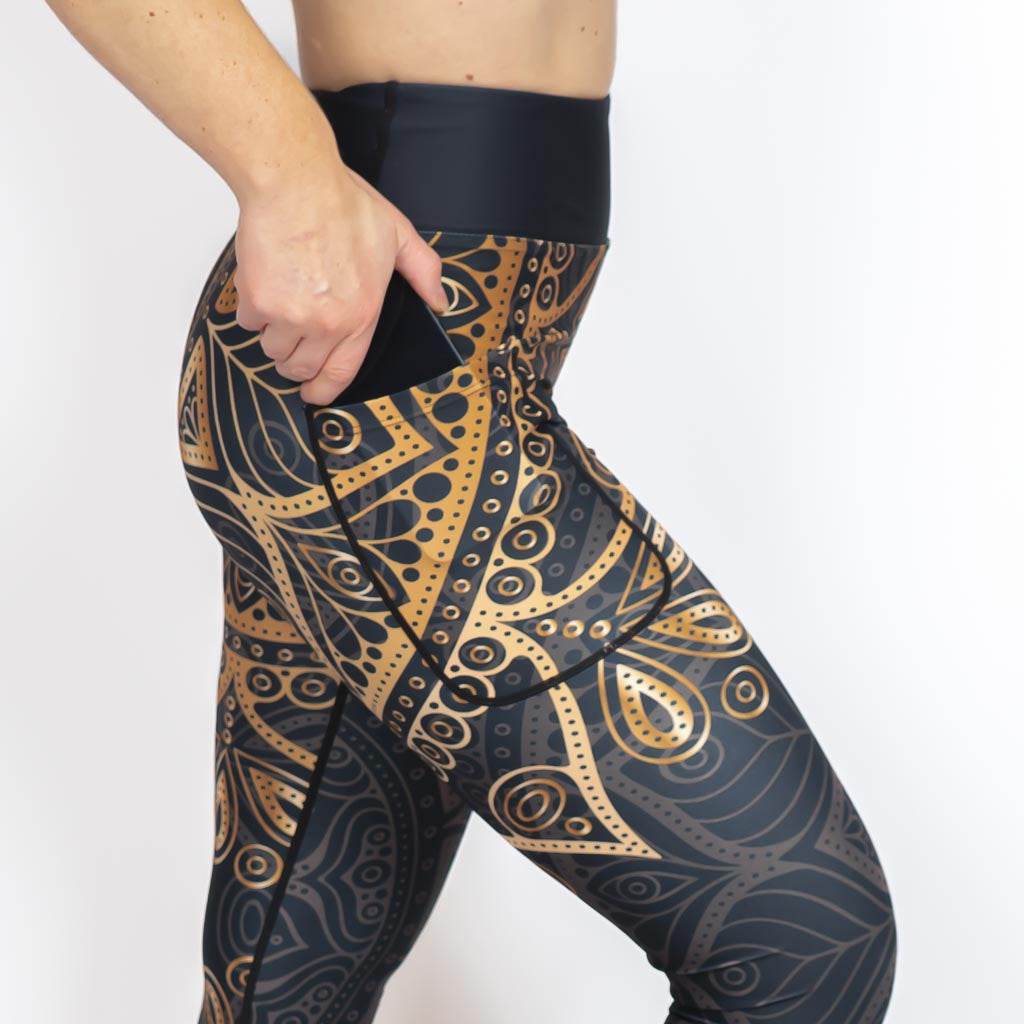 Golden Mandala Leggings