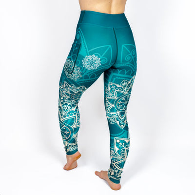 Green Mandala Leggings