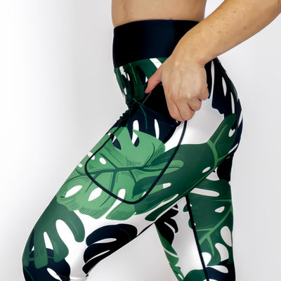 Monstera Leggings