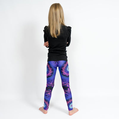 Neon Mandala Leggings – Barn