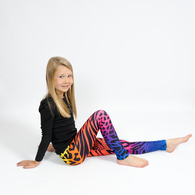 Wild Rainbow Leggings – Barn